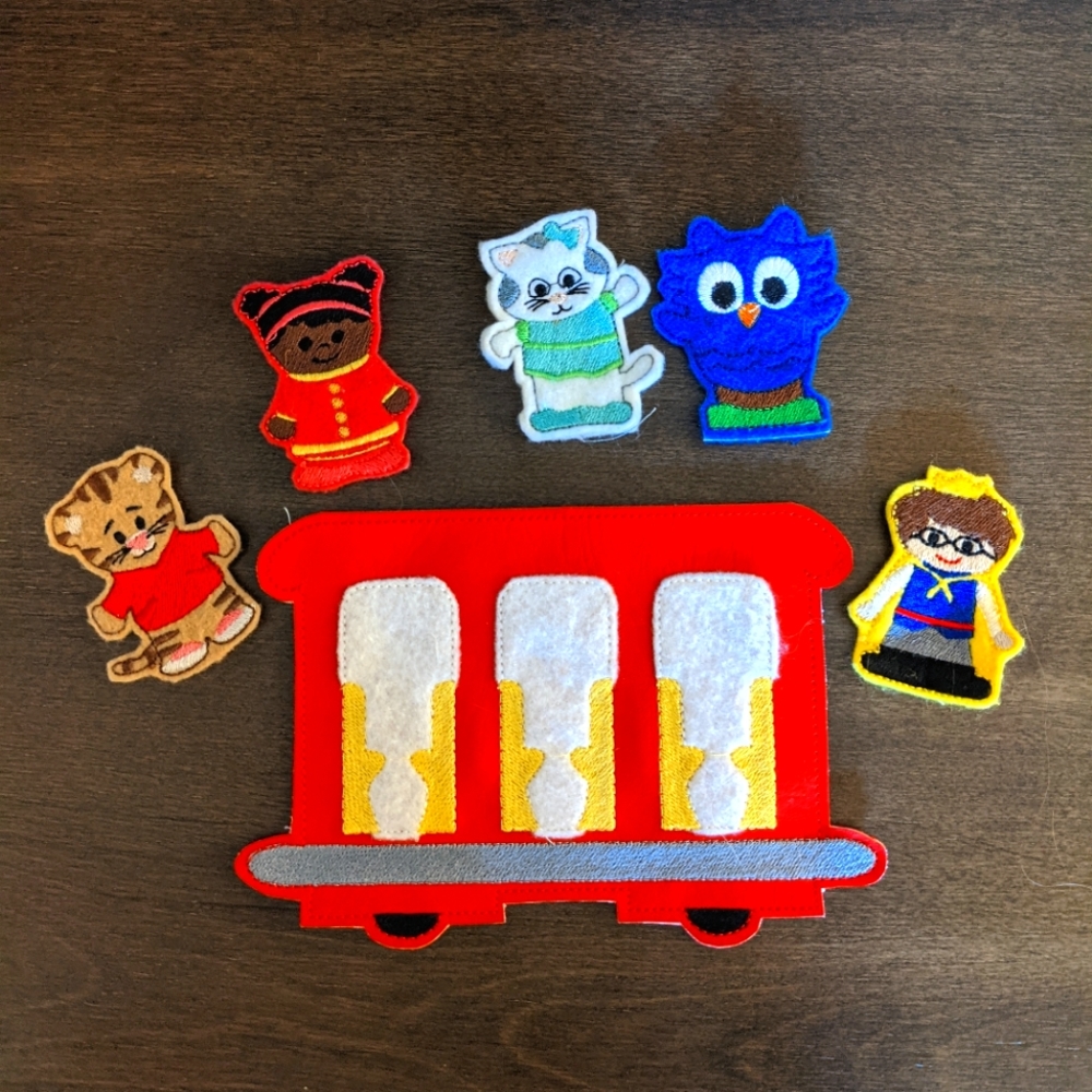 Daniel Tiger Finger Puppet Set